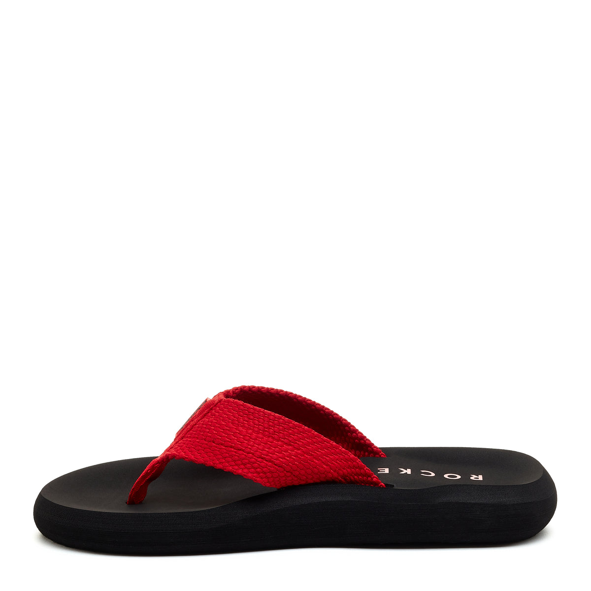 Rocket Dog Sunset women's red webbing flip flop, casual slip-on