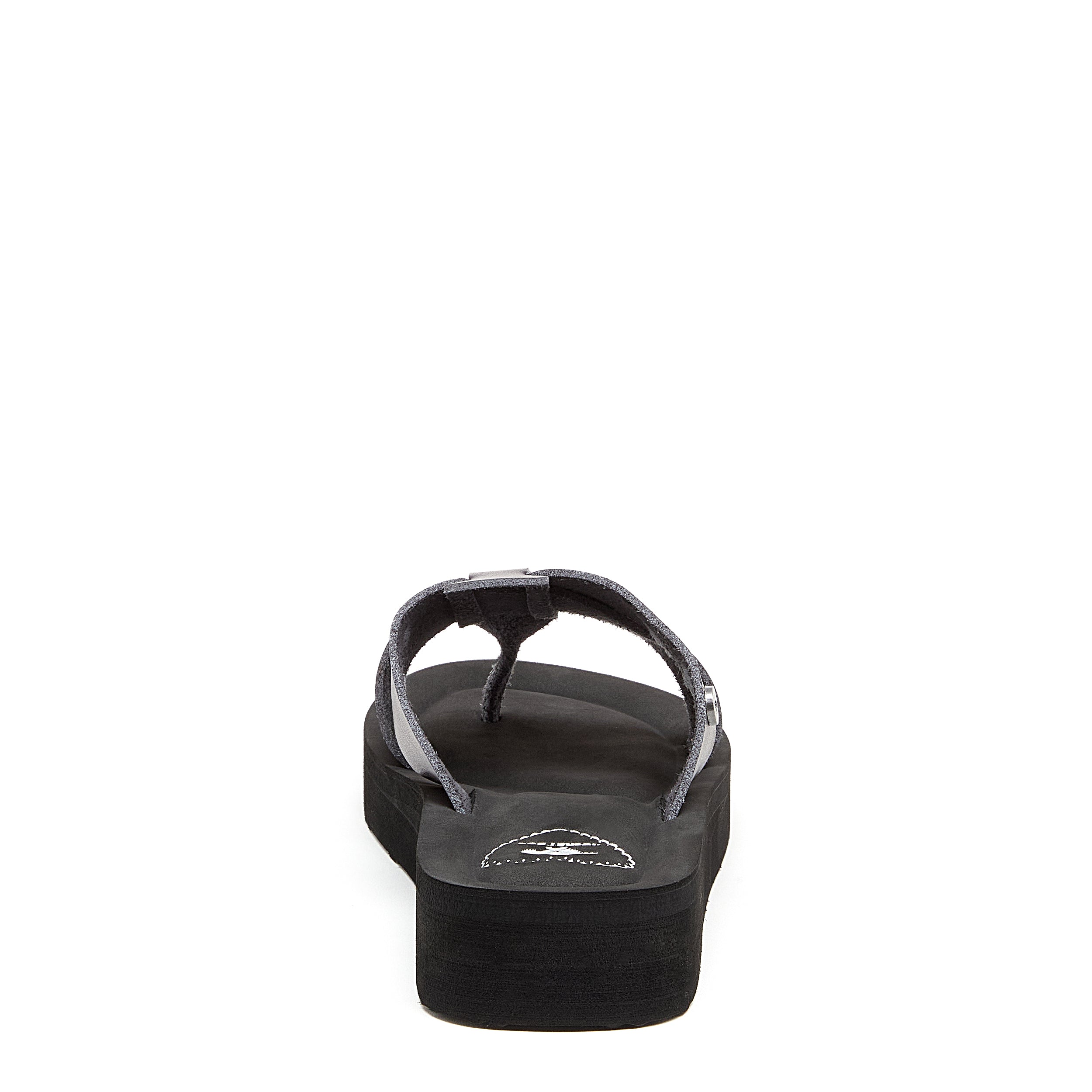 Black flip flop with cushioned footbed, women's casual style – Rocket Dog Wilmer