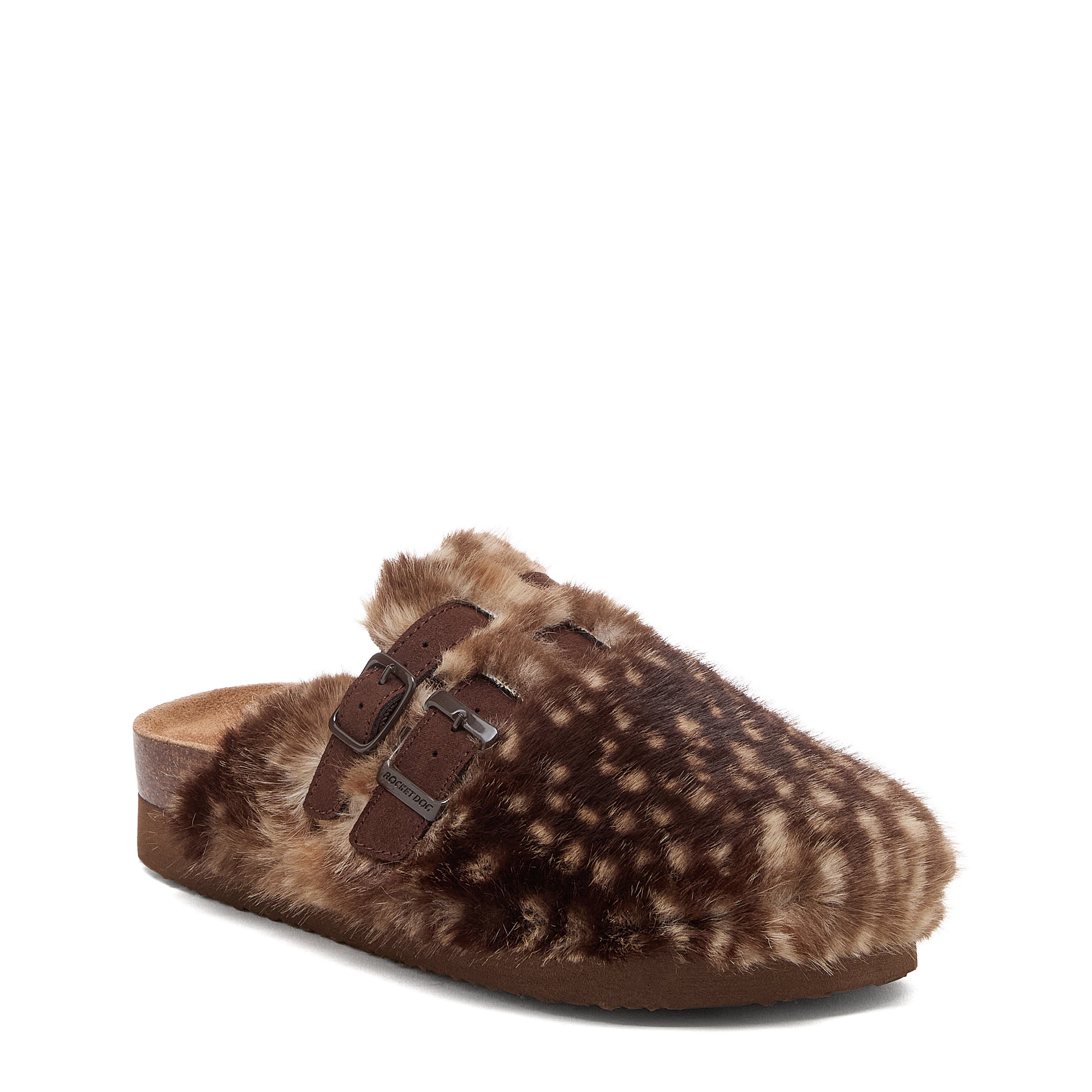 Abel Plus Brown Bambi Fur Mule