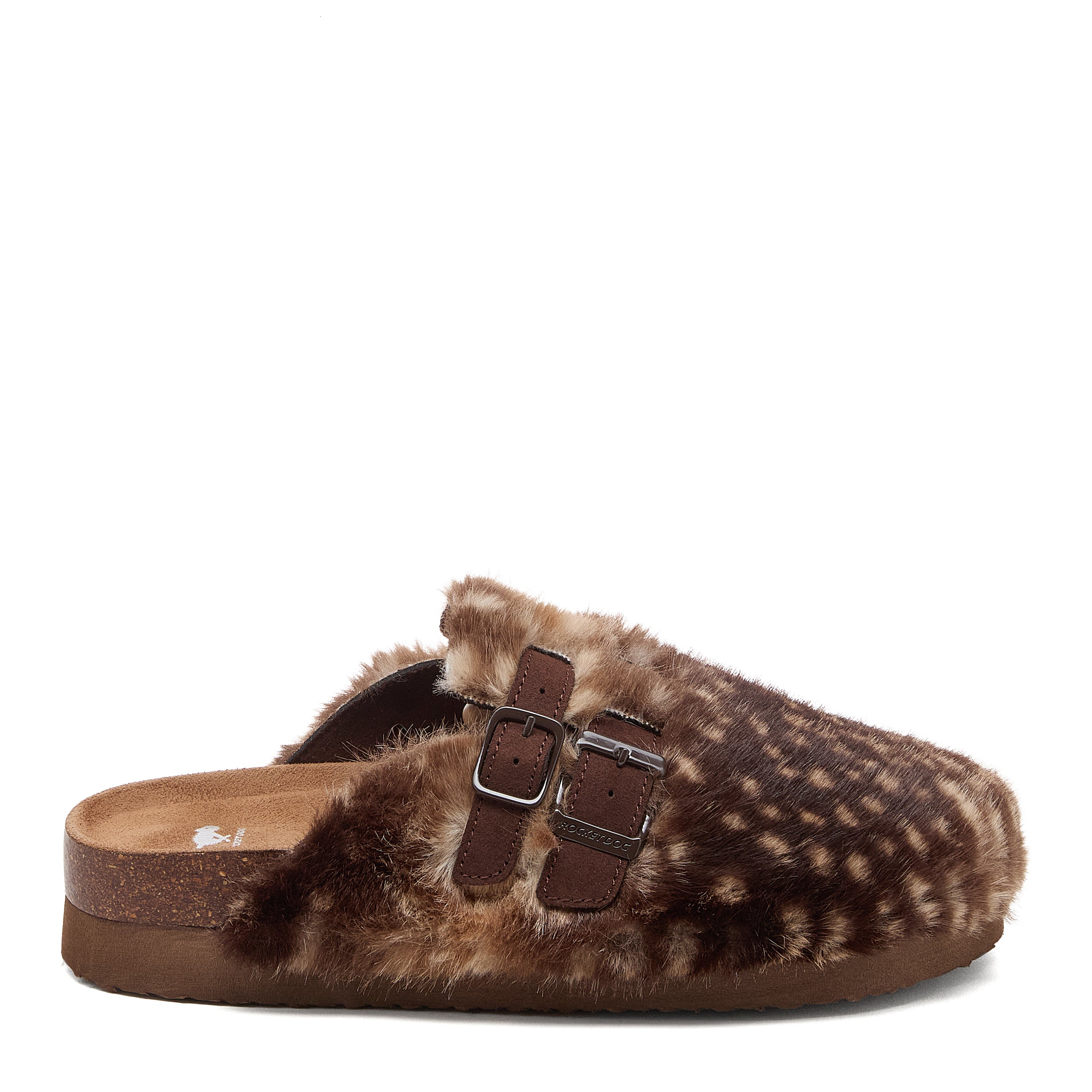 Abel Plus Brown Bambi Fur Mule