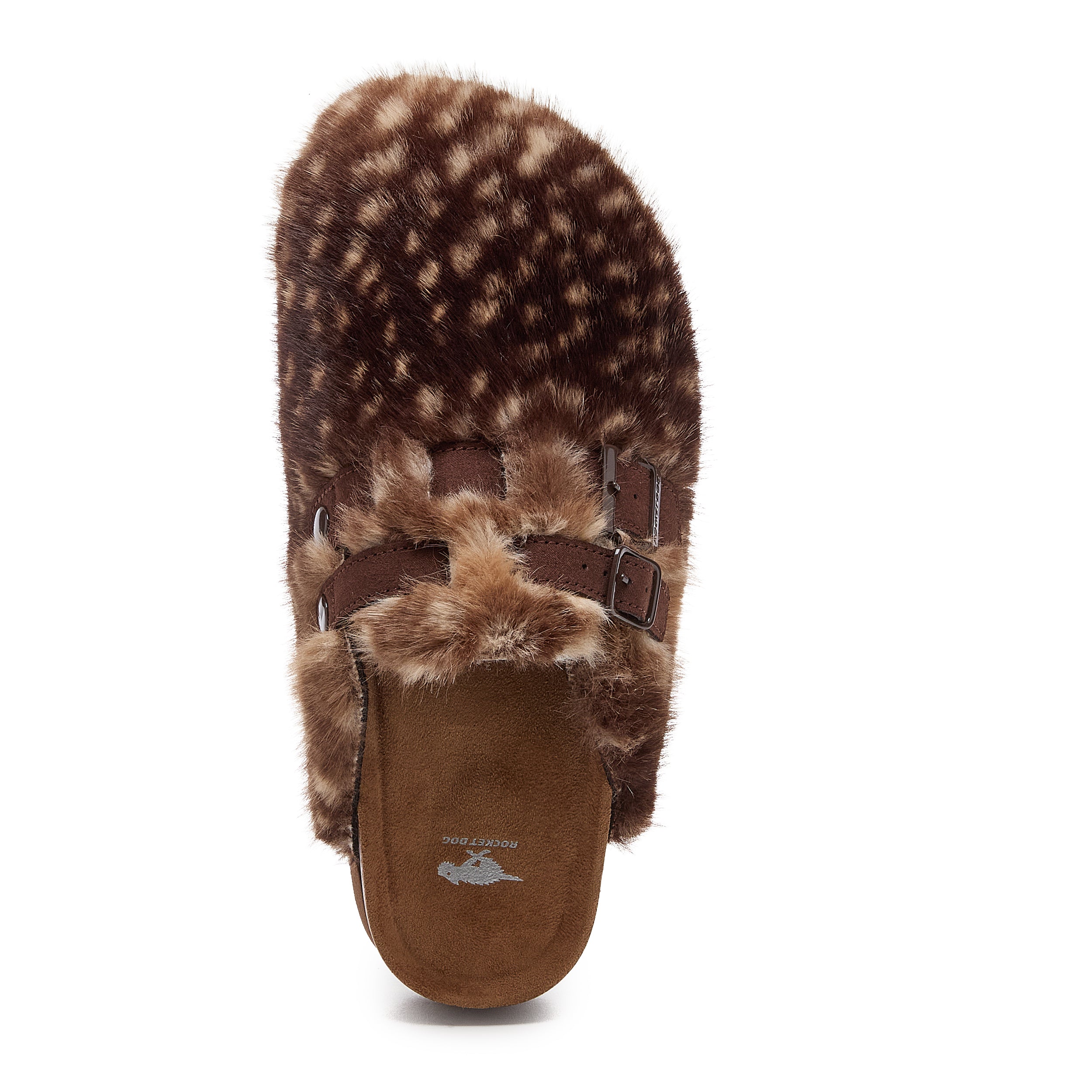 Abel Plus Brown Bambi Fur Mule