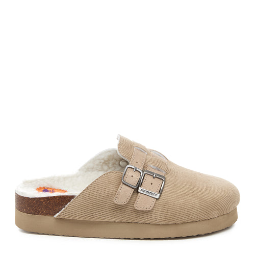 Abel Taupe Corduroy Mule