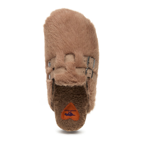 Rocket Dog Women's Abel Plus Fuzzy Taupe Mule – Rocket Dog®