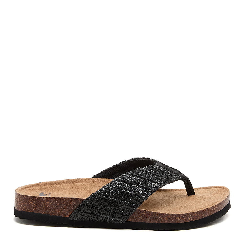 Rocket Dog Aloha black flip flop, women's casual shoe