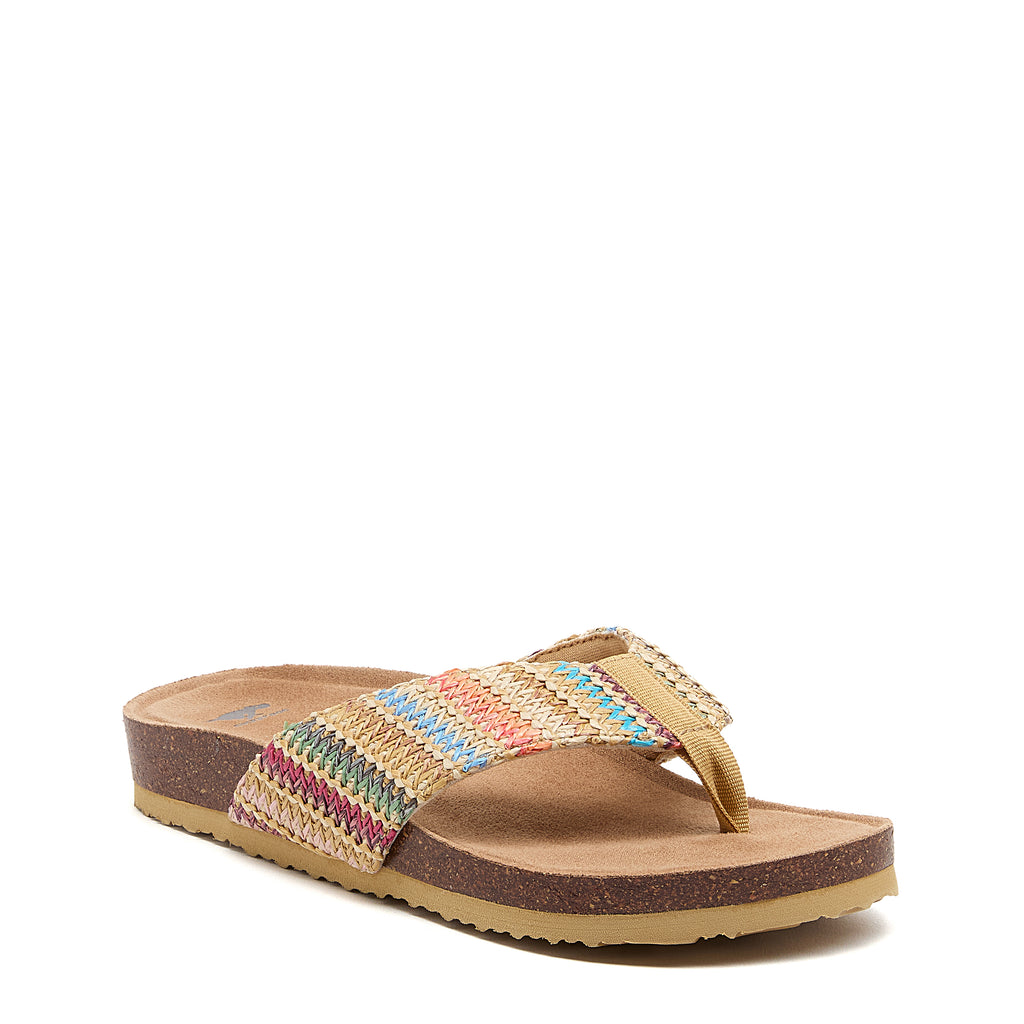 Women's natural flip flop, casual and comfortable – Rocket Dog Aloha
