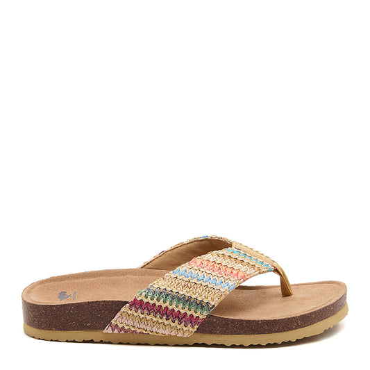 Aloha Natural Multi Flip Flops