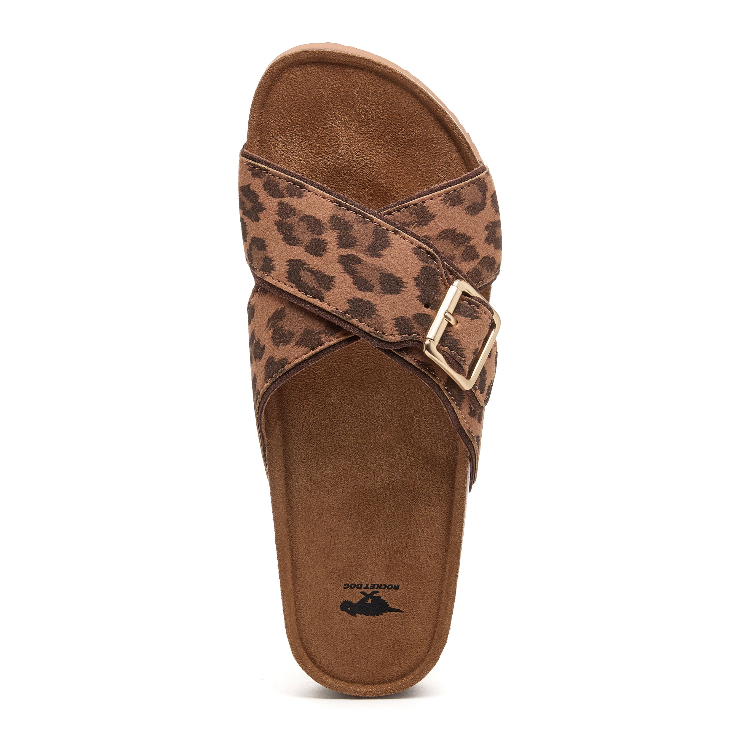 Leopard print women's sandal with Rocket Dog comfort, everyday style