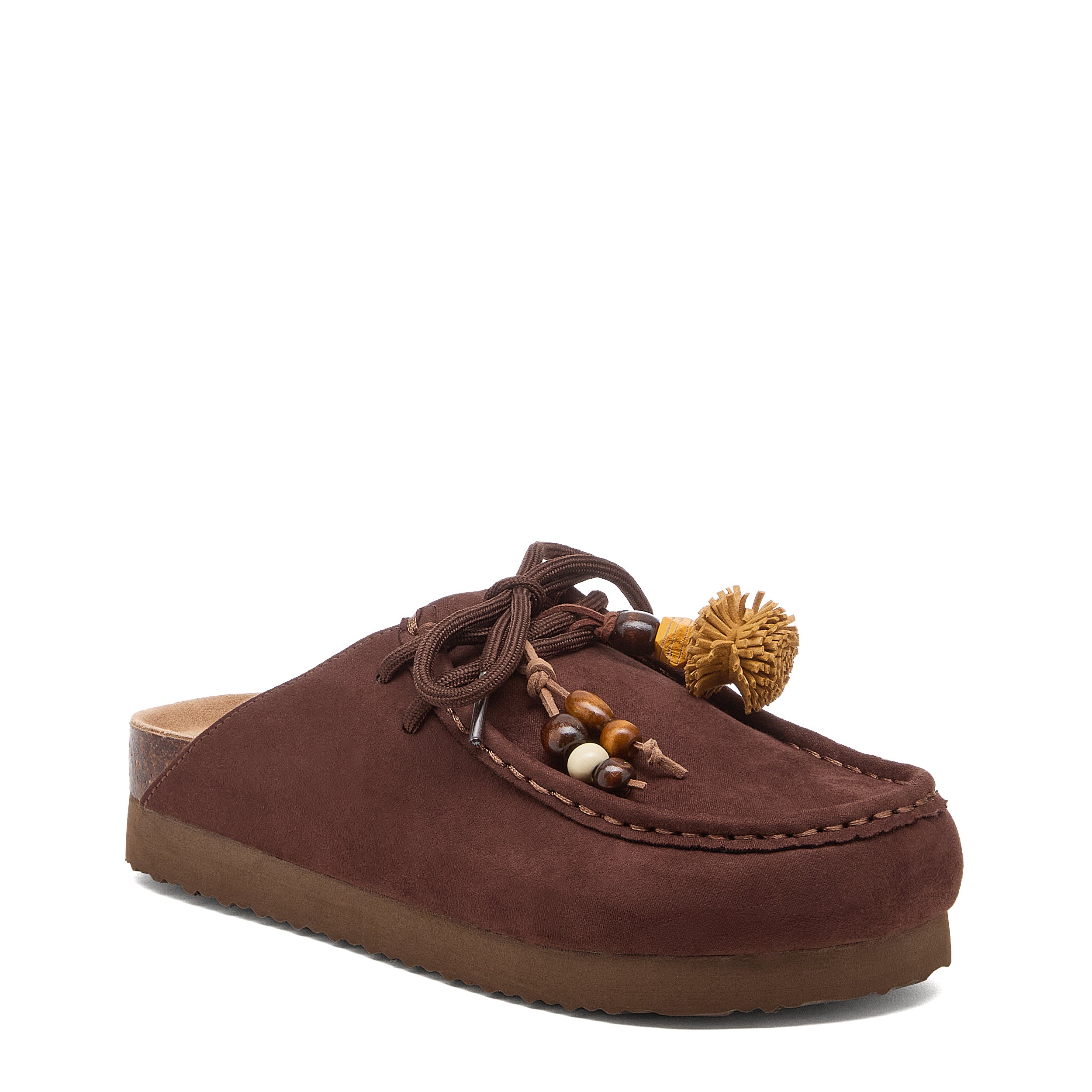 Arden Dark Brown Mules