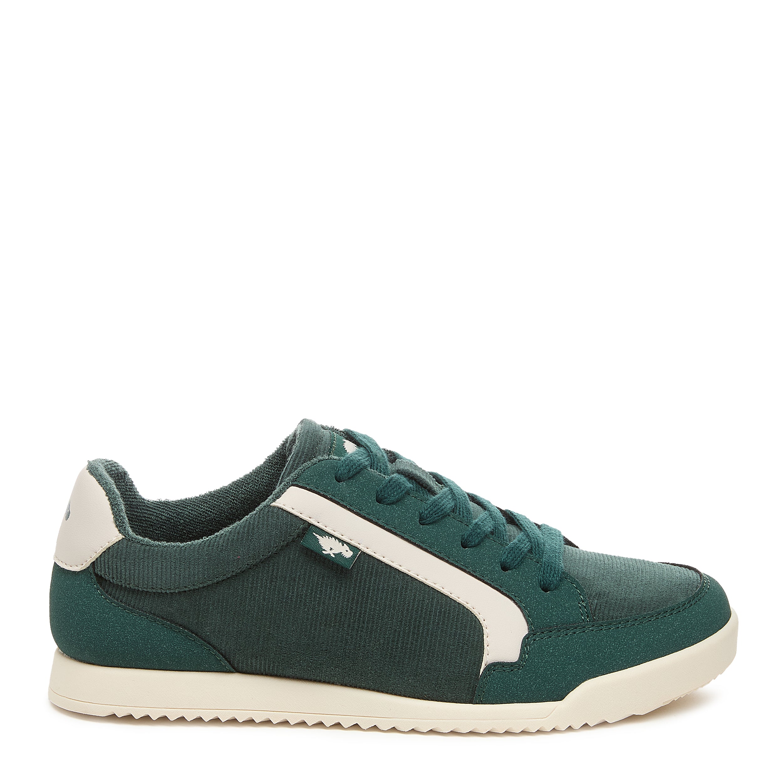 Rocket Dog Bolt green corduroy sneaker, women's playful shoe