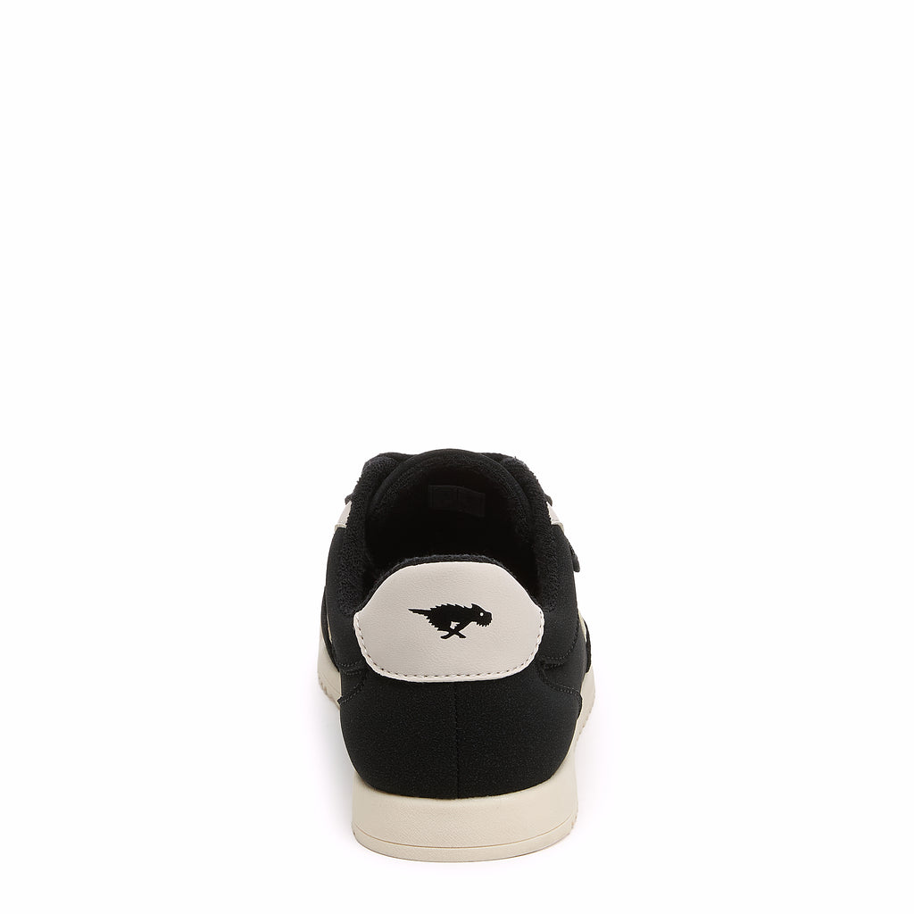 Women's playful black suede sneaker, easy everyday wear – Rocket Dog Bolt