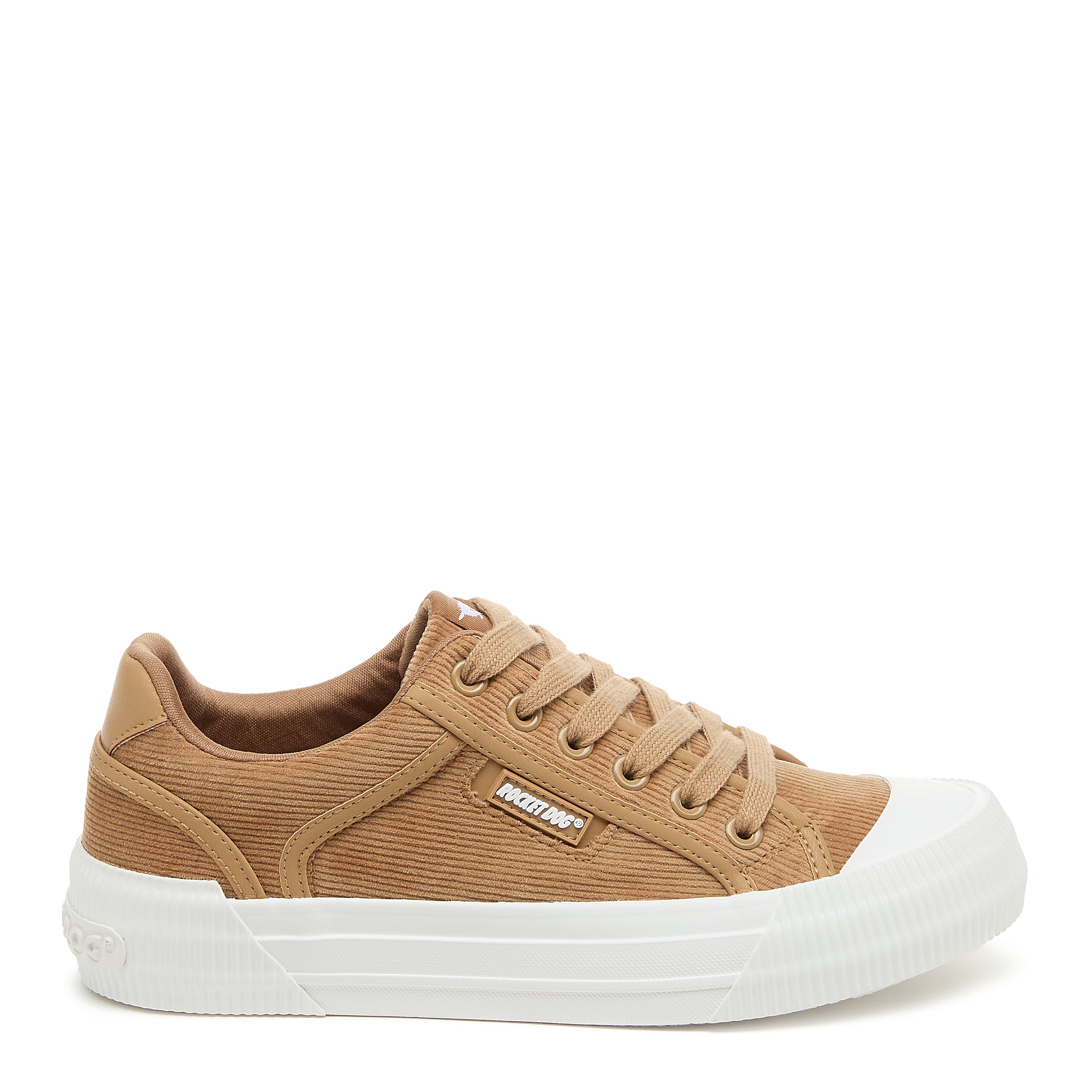 Rocket Dog Cheery tan corduroy sneaker, women's playful shoe