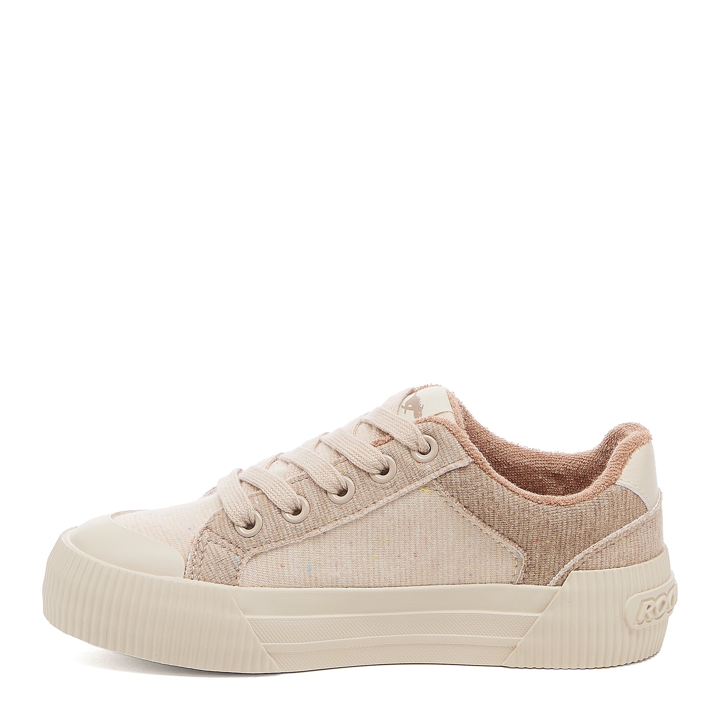 Cheery Taupe Jersey Color Block Sneakers