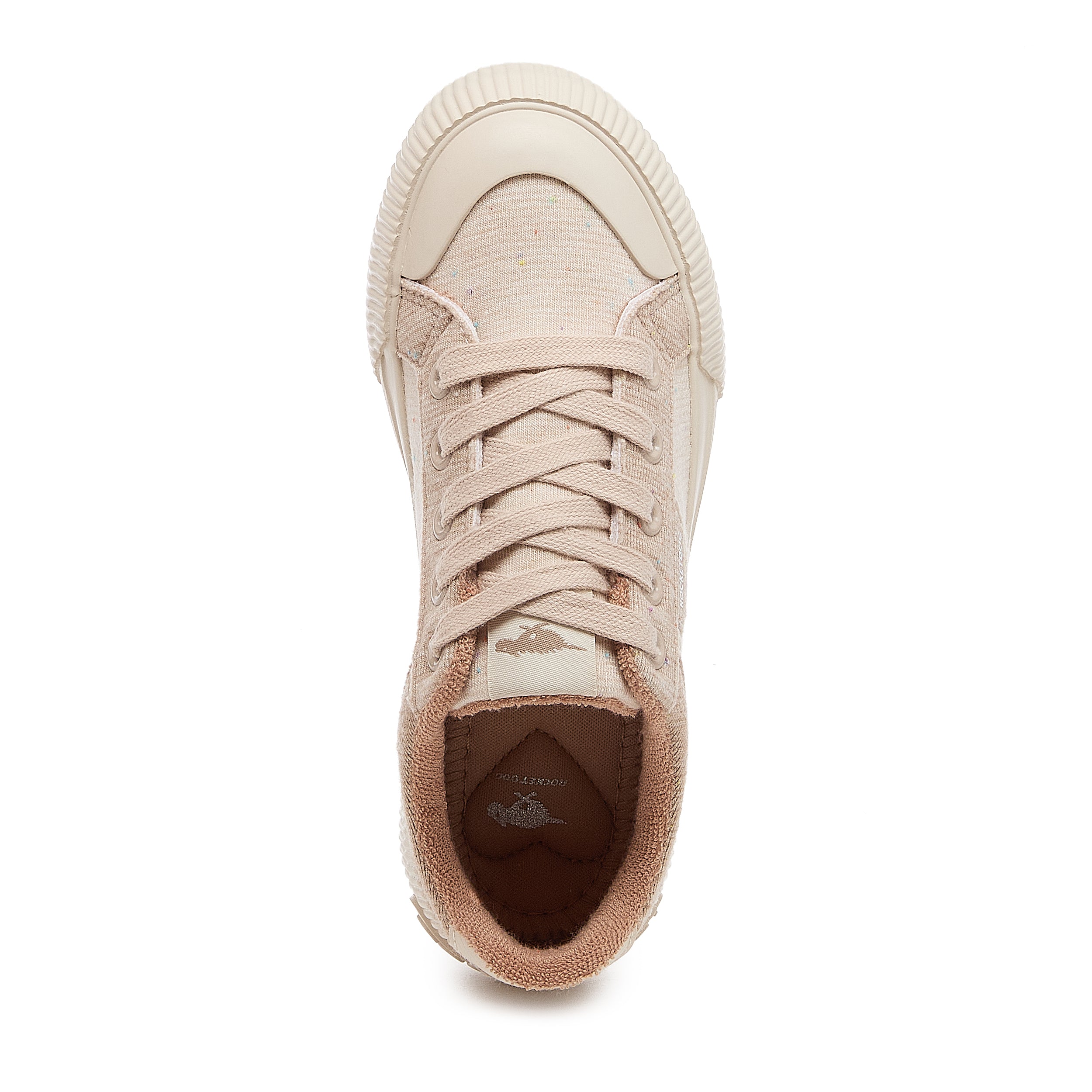Cheery Taupe Jersey Color Block Sneakers