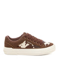 Cheery Brown Cow Print Sneakers