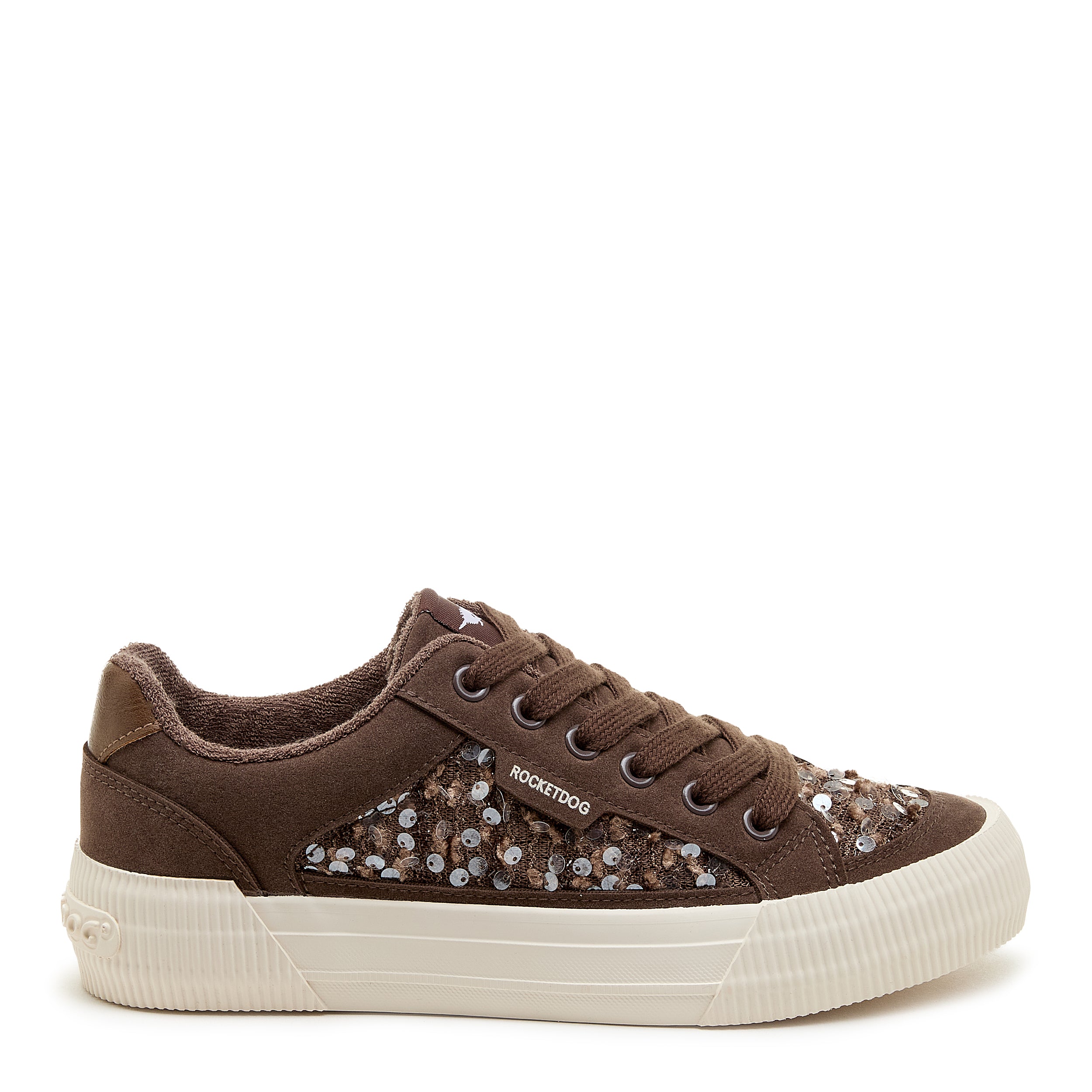 Rocket Dog Cheery brown sneaker, women's playful shoe