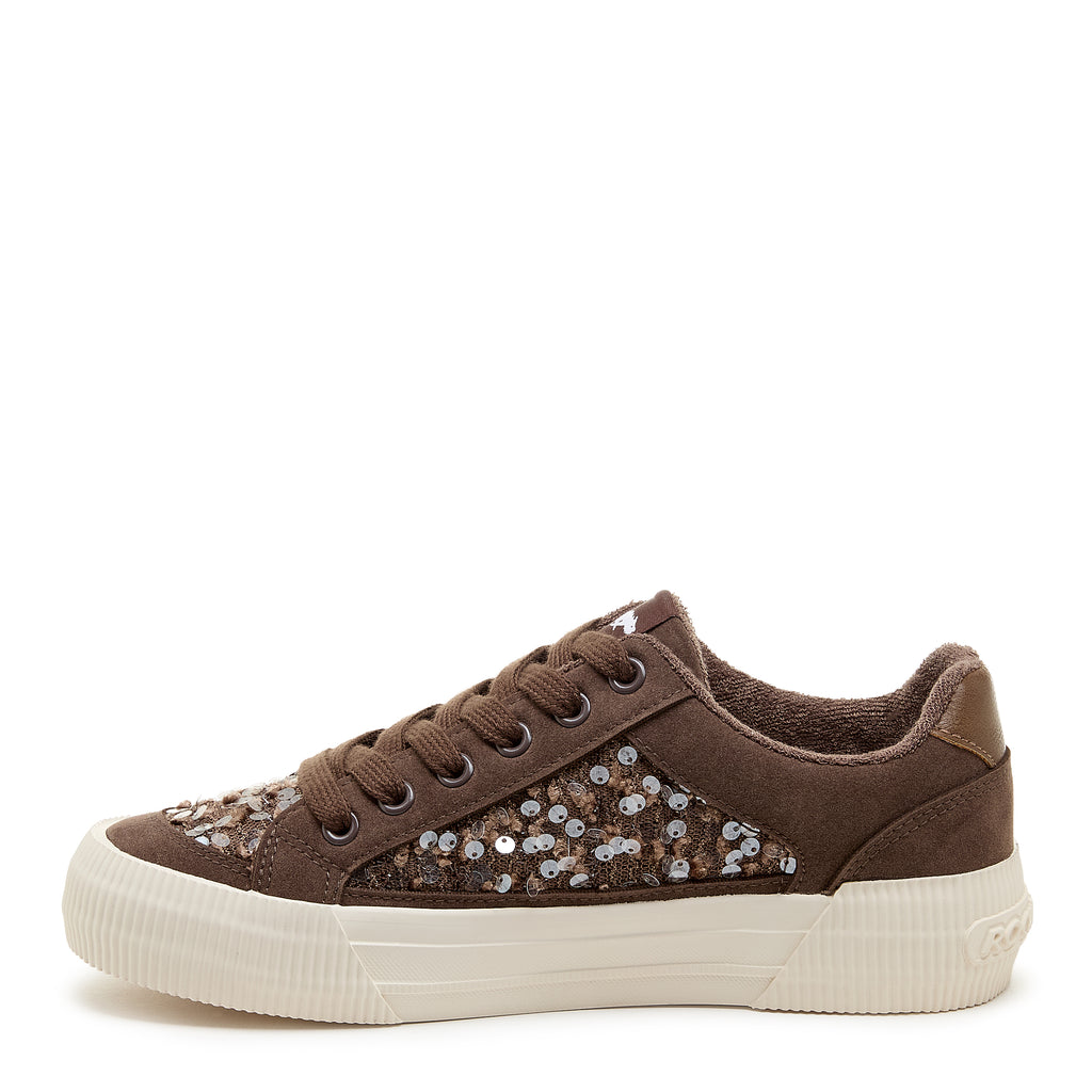 Women's playful brown sneaker, easy everyday wear – Rocket Dog Cheery