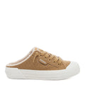 Cheery Tan Corduroy Mule Sneakers