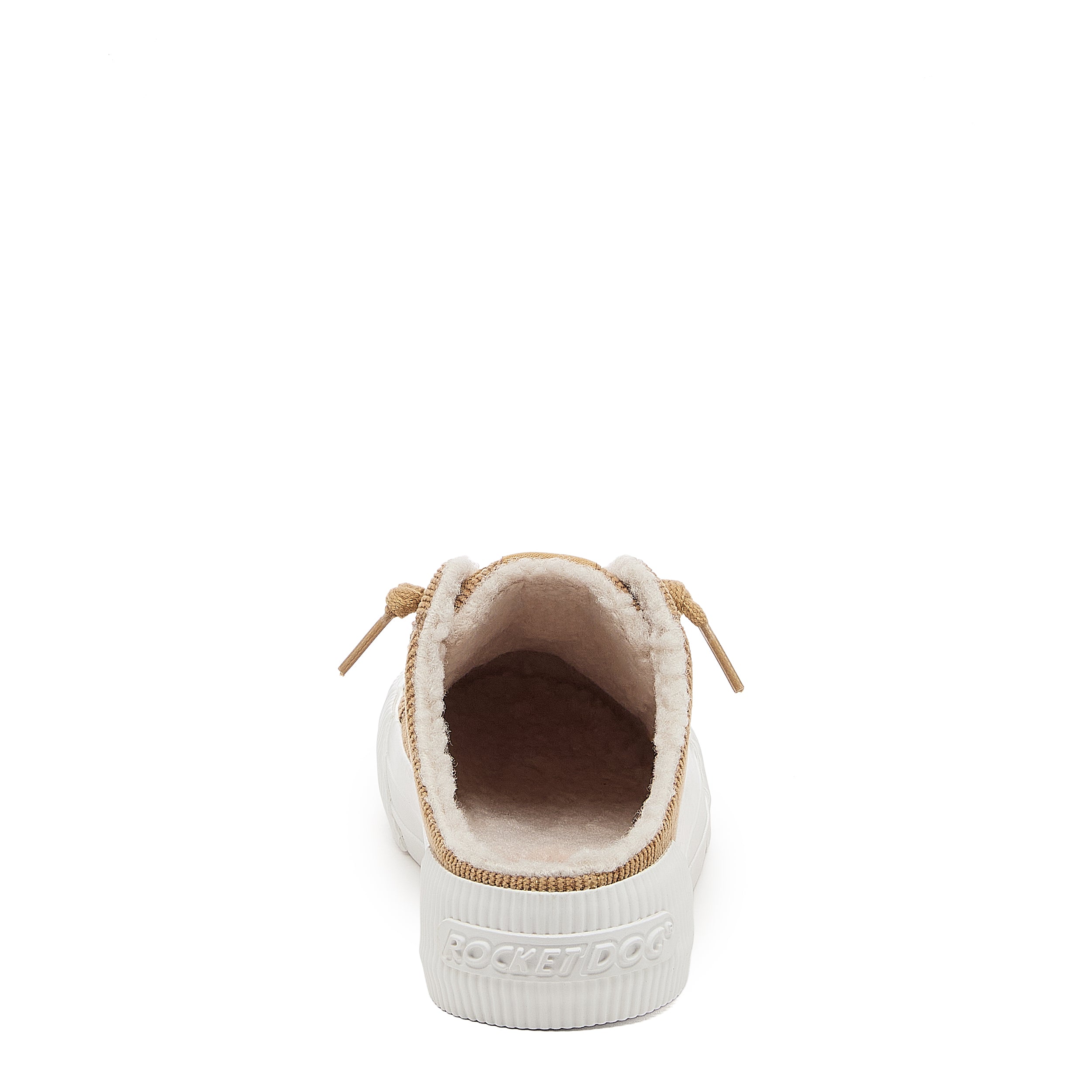Cheery Tan Corduroy Mule Sneakers
