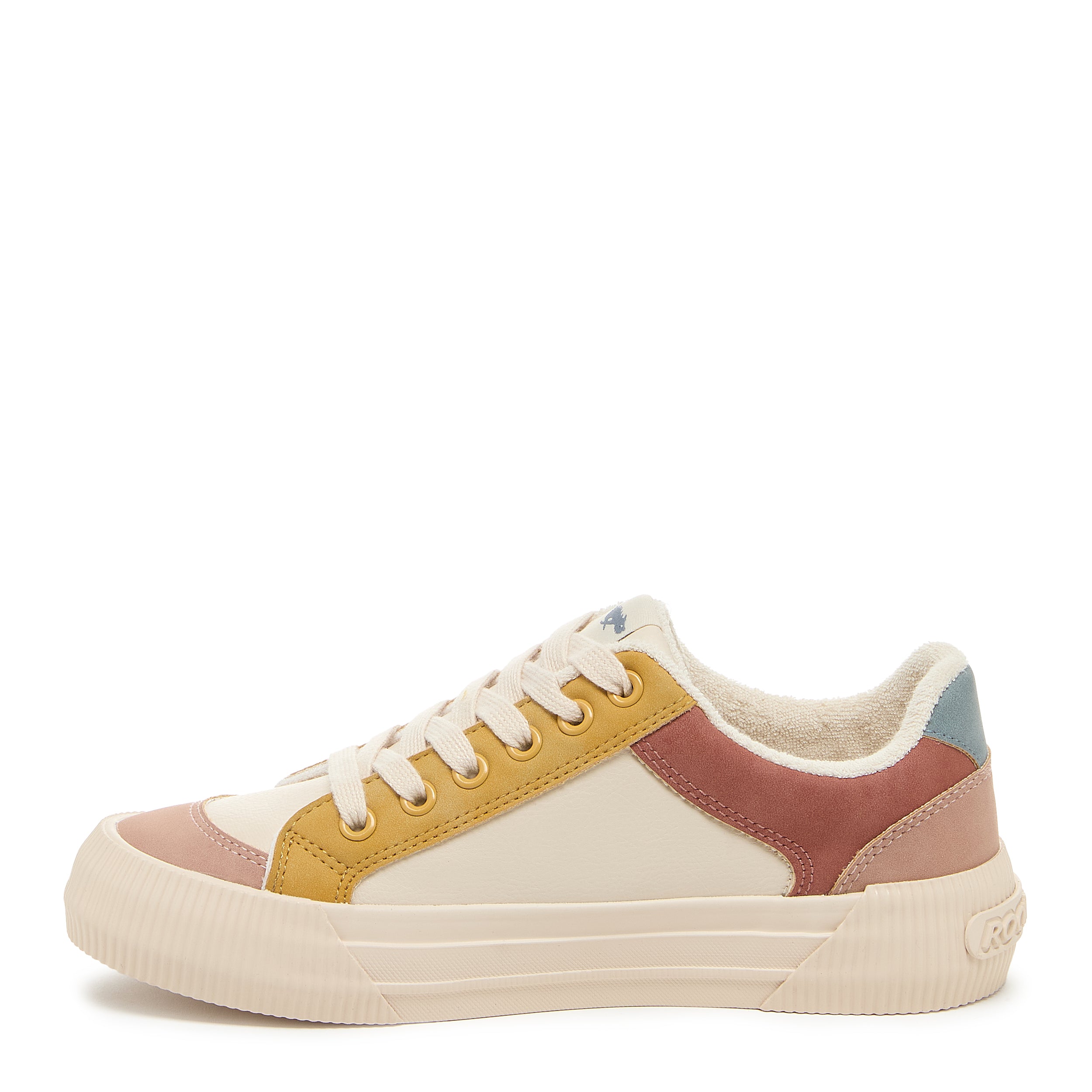 Rocket Dog Cheery women's color block sneaker, playful slip-on