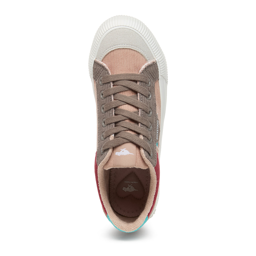 Women's corduroy sneaker with Rocket Dog comfort, playful style