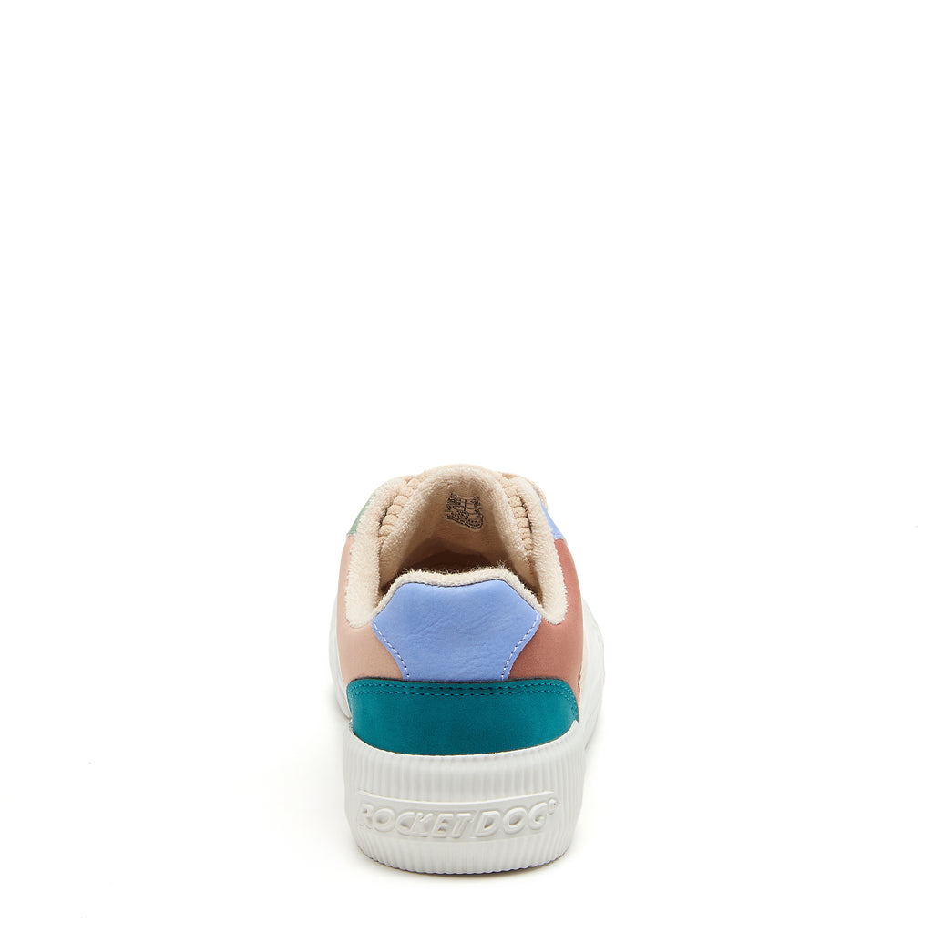 Rocket Dog Cheery women's color block sneaker, playful slip-on