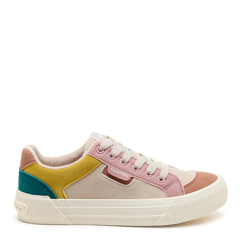 Cheery Natural Pastel Color Block Sneaker