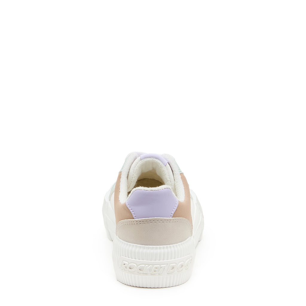 Rocket Dog Cheery women's color block sneaker, playful slip-on