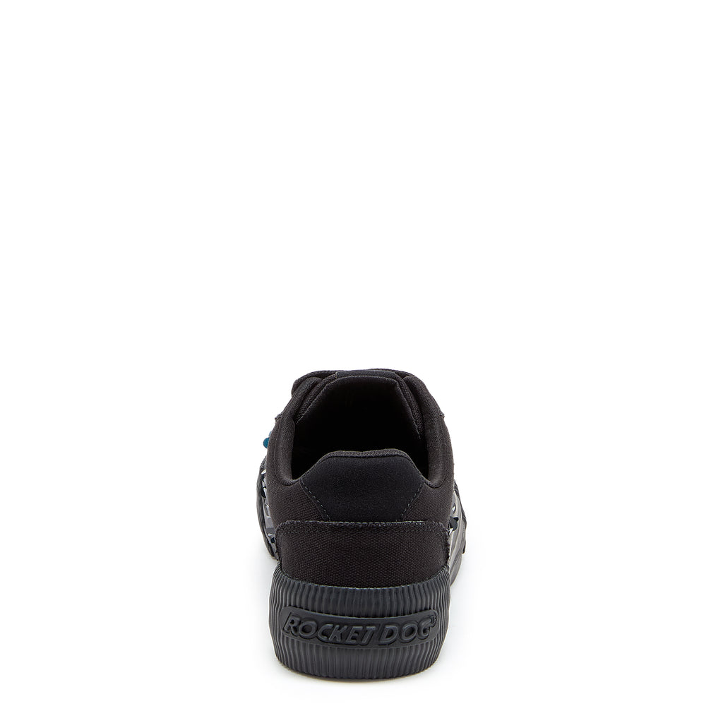 Women's playful black sneaker, easy everyday wear – Rocket Dog Cheery