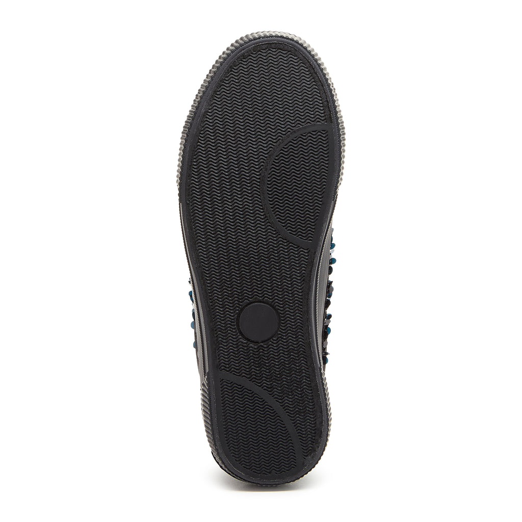 Women's black sneaker slip-on, playful everyday – Rocket Dog Cheery
