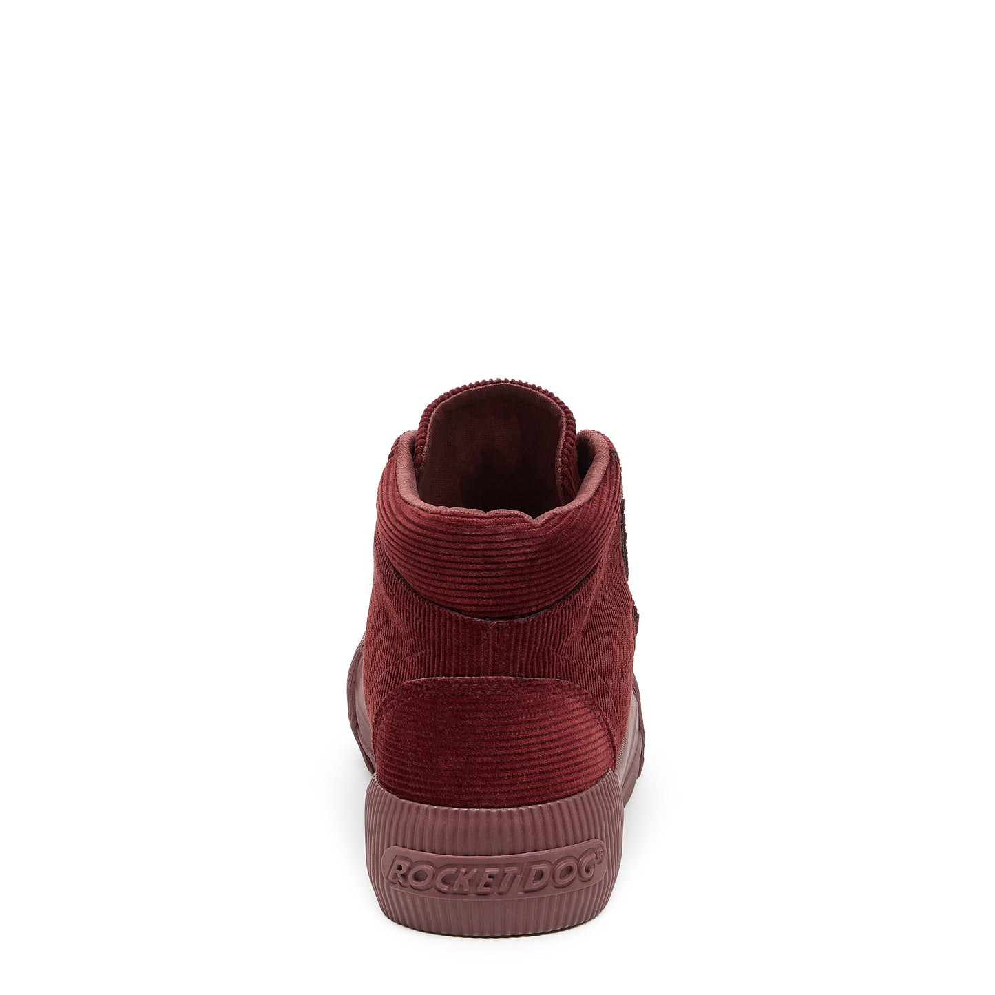 Cheery Rust Corduroy High Top Sneaker