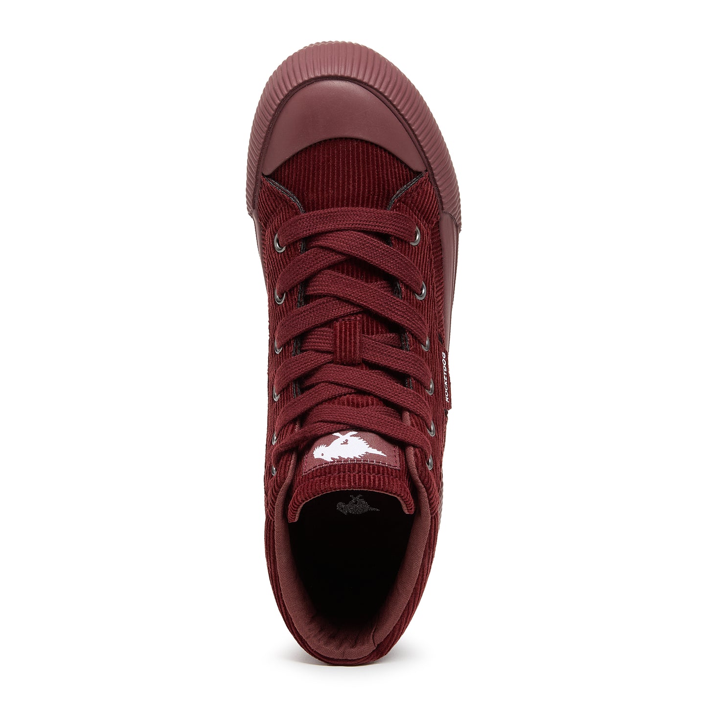 Cheery Rust Corduroy High Top Sneaker