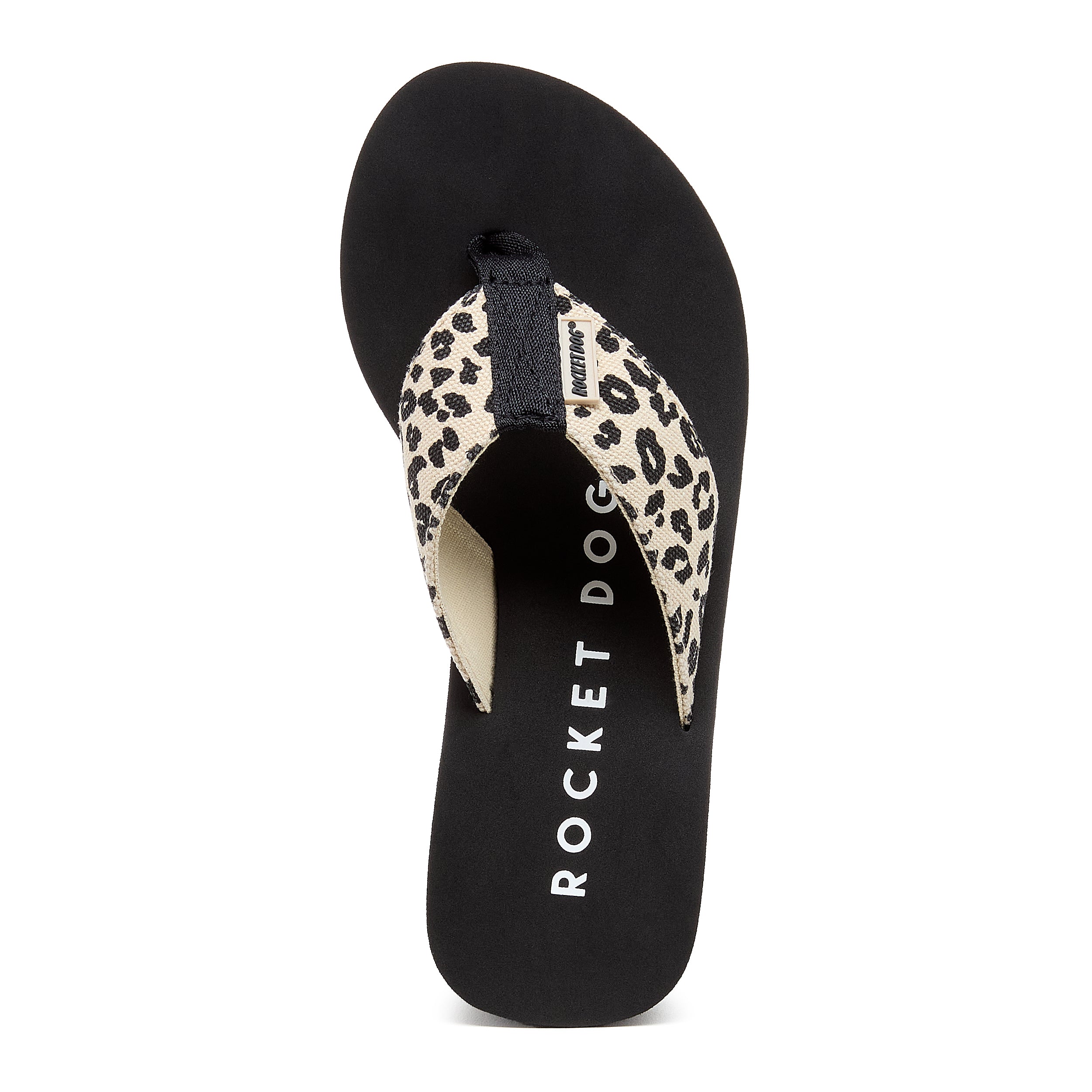 Leopard women's platform flip flop with Rocket Dog comfort, casual style