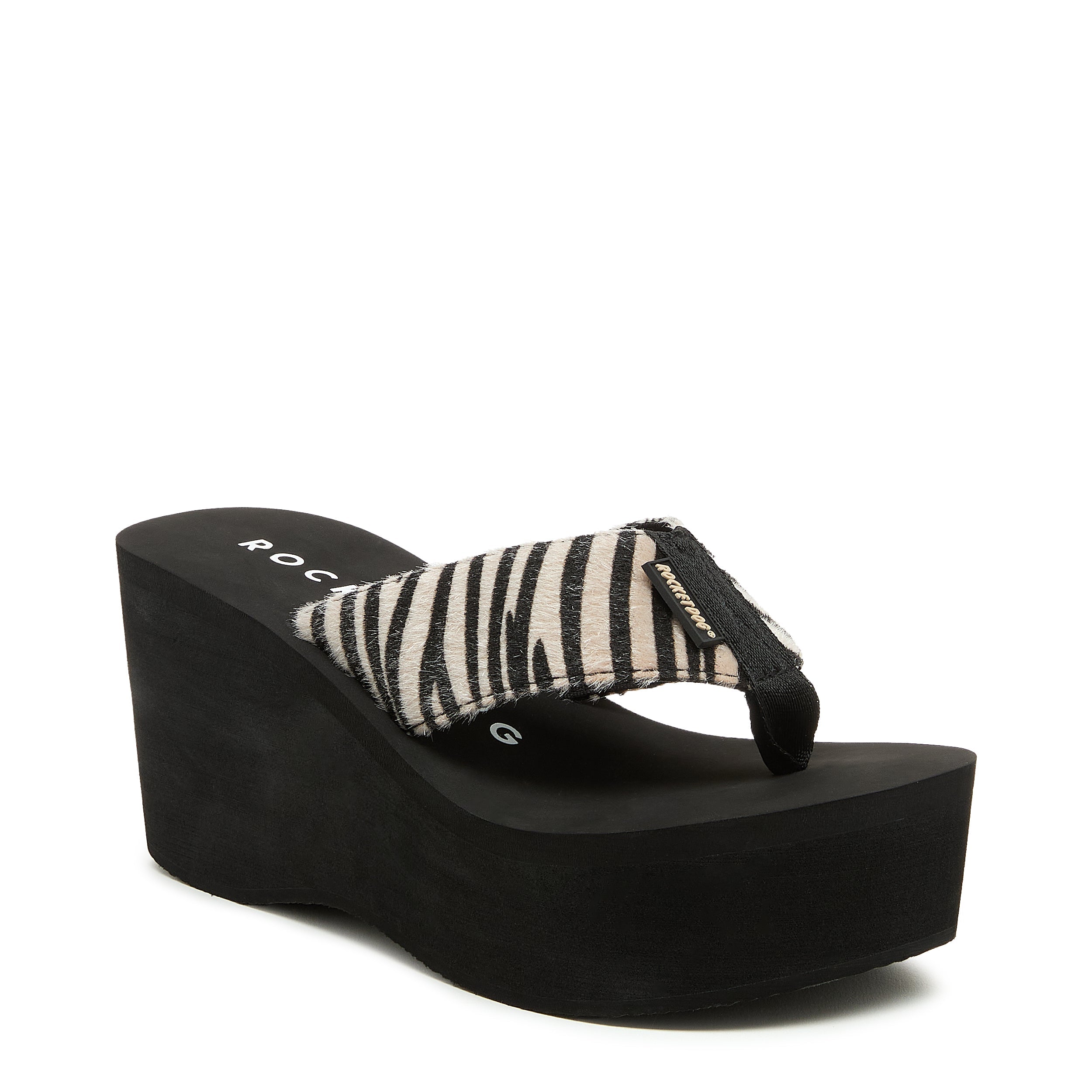 Women's animal print flip flop, casual and comfortable – Rocket Dog Crush