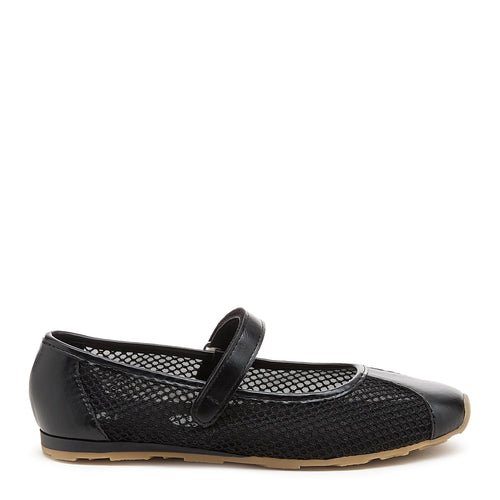 Dally Black Mary Jane Flat