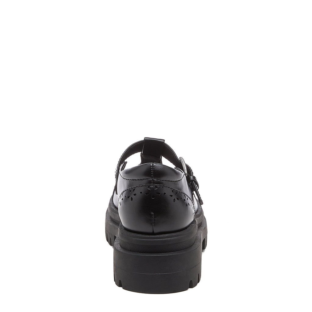 Dalma Black Chunky Mary Jane Shoes