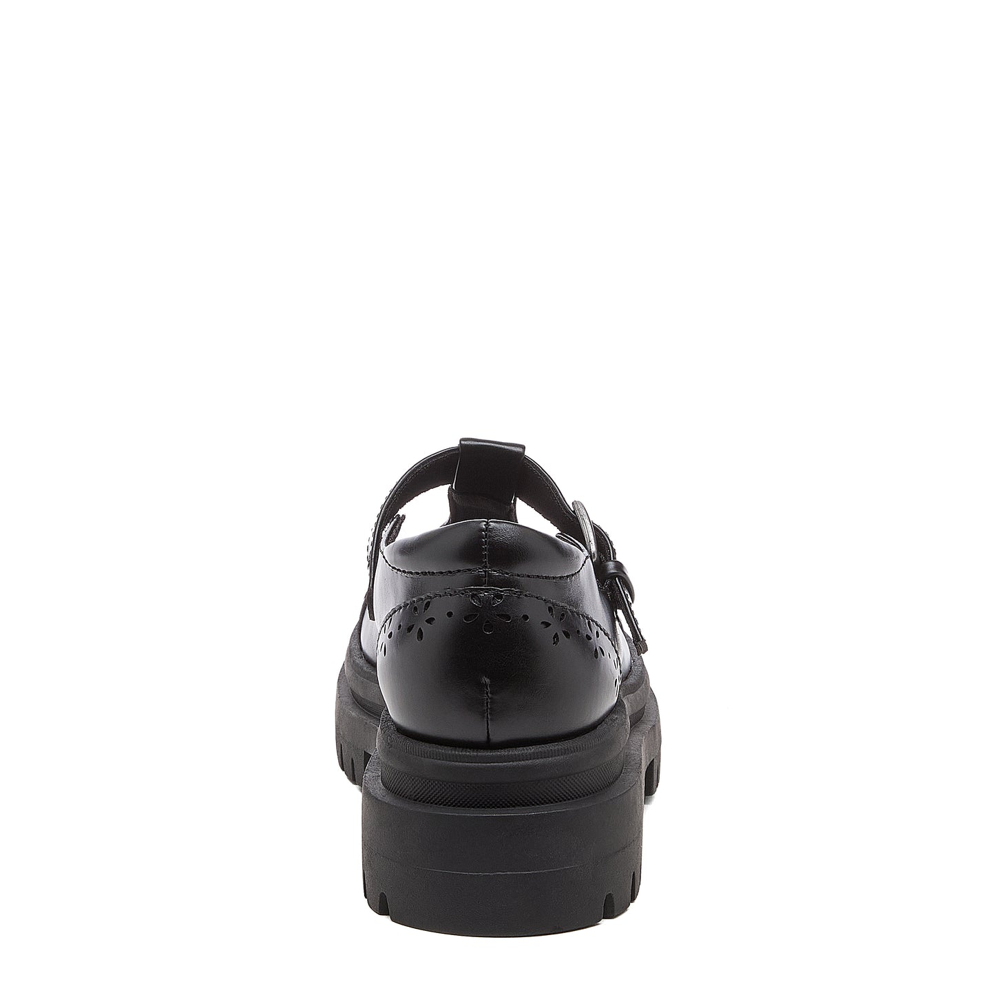Dalma Black Chunky Mary Jane Shoes