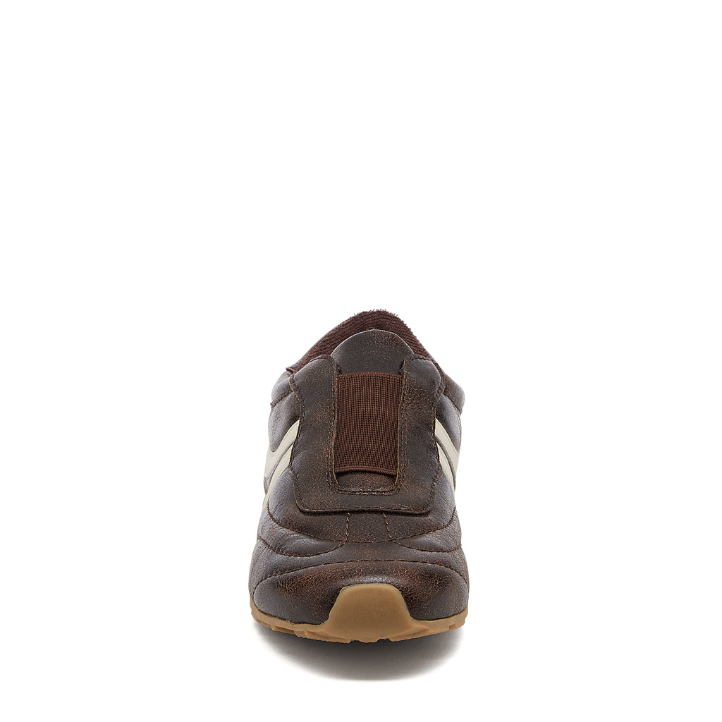 Destin Brown Leather Sneakers