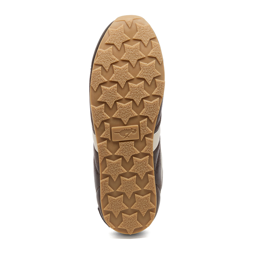 Destin Brown Leather Sneakers