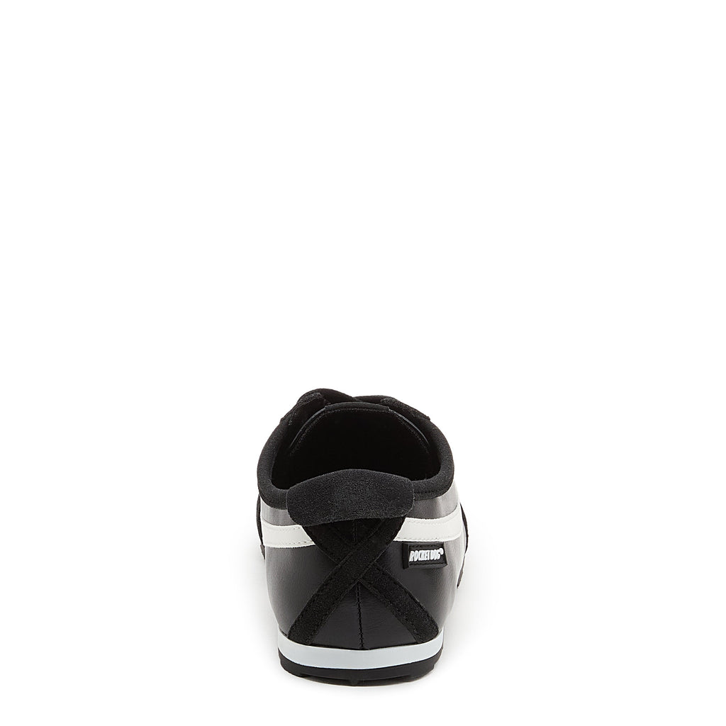 Black sneaker with cushioned footbed, women's playful style – Rocket Dog Destin
