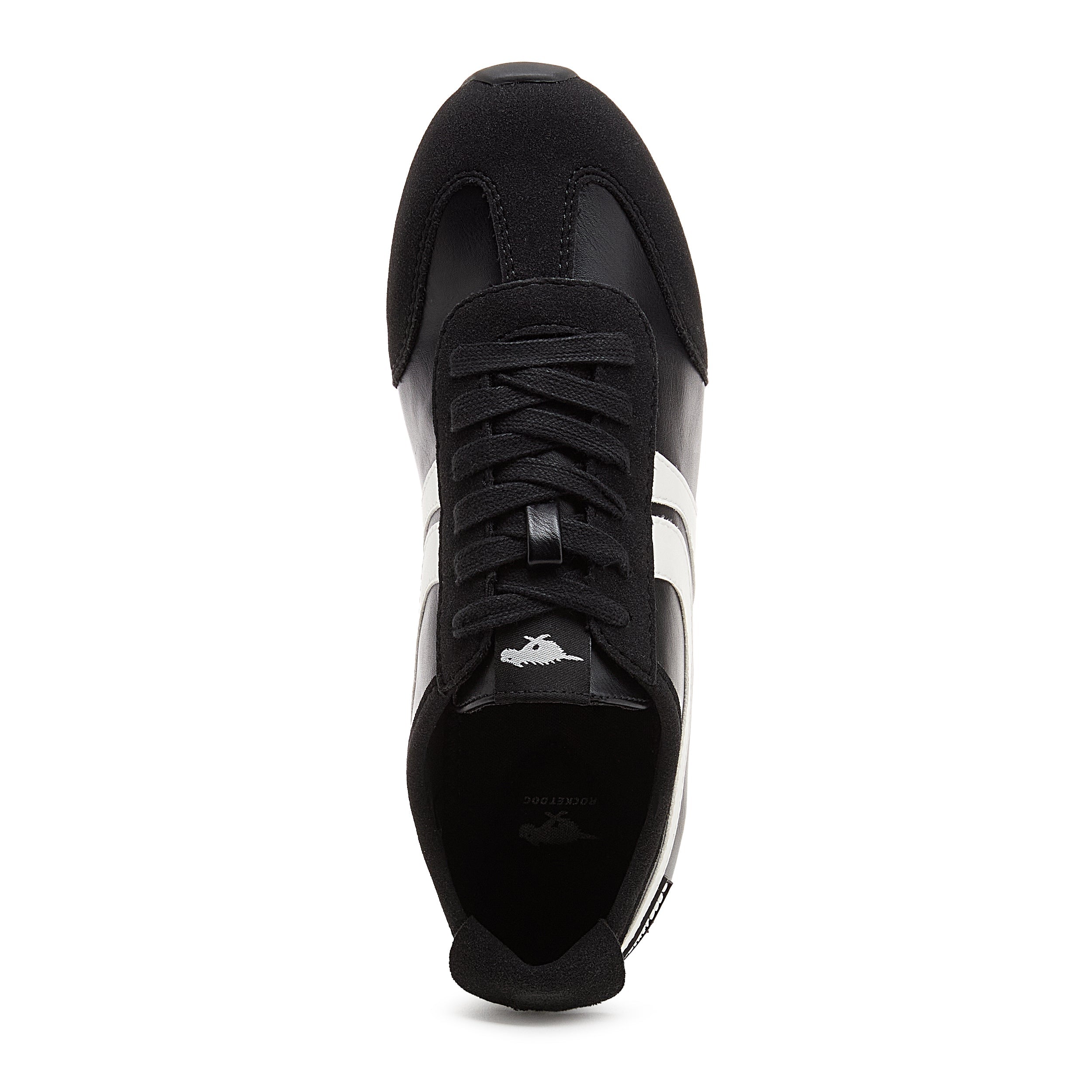 Black women's sneaker with Rocket Dog comfort, playful style