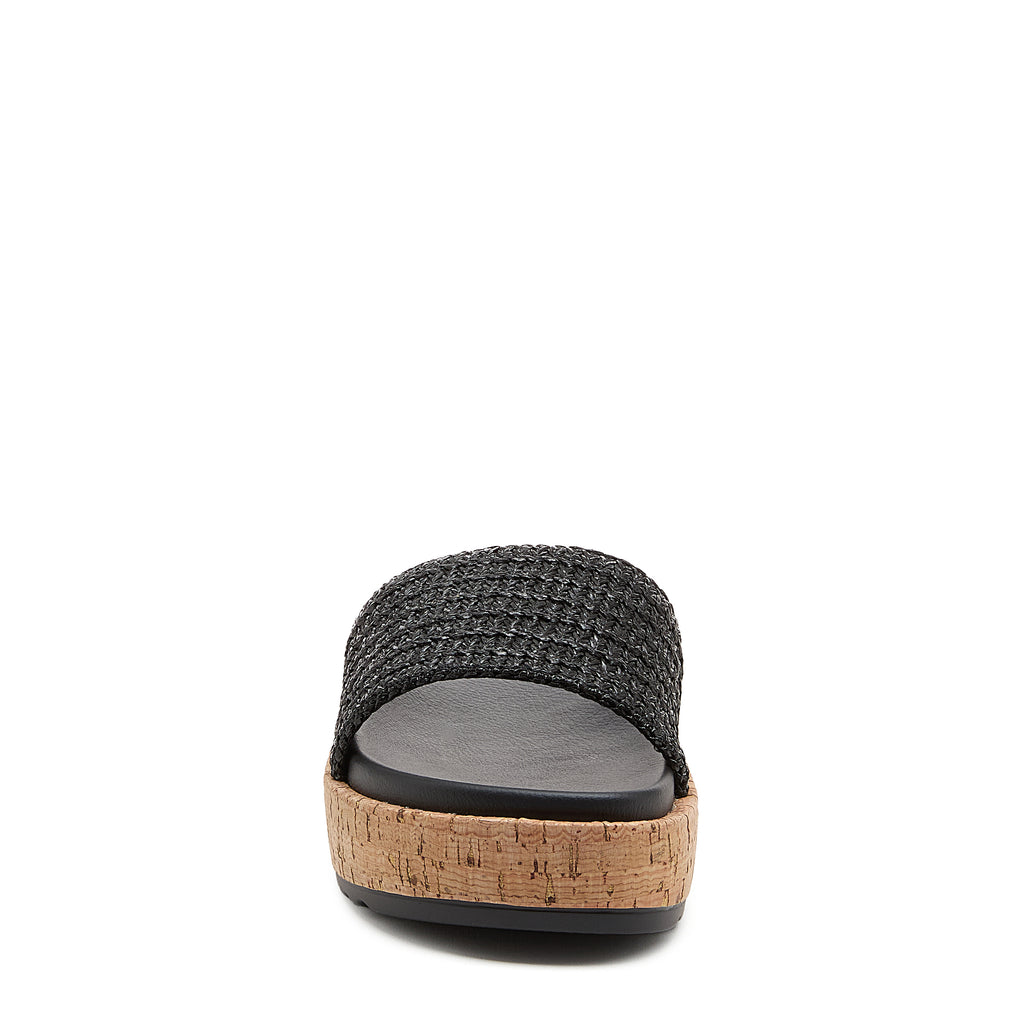 Women's everyday black sandal, easy everyday wear – Rocket Dog Fay