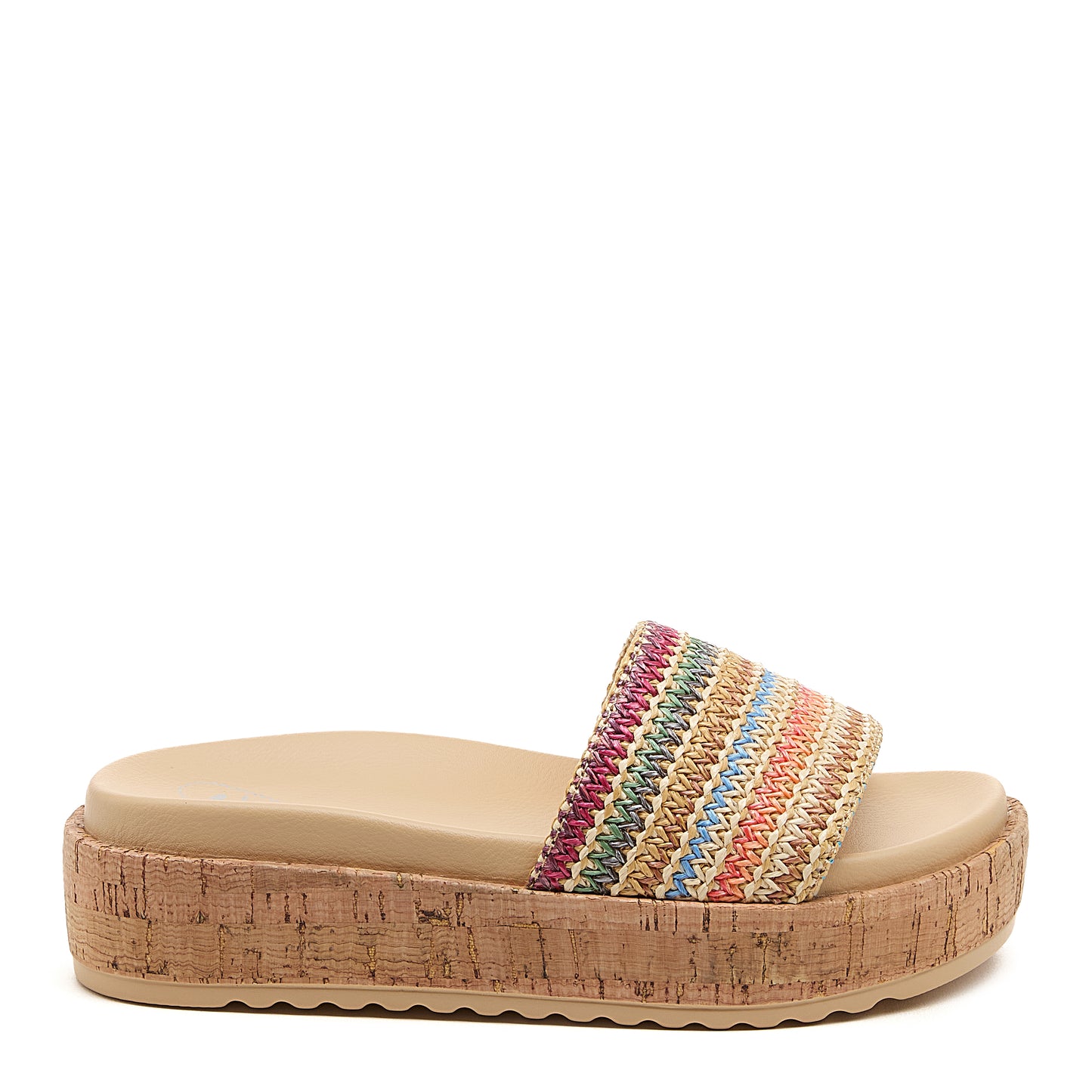 Fay Natural Slide Sandals