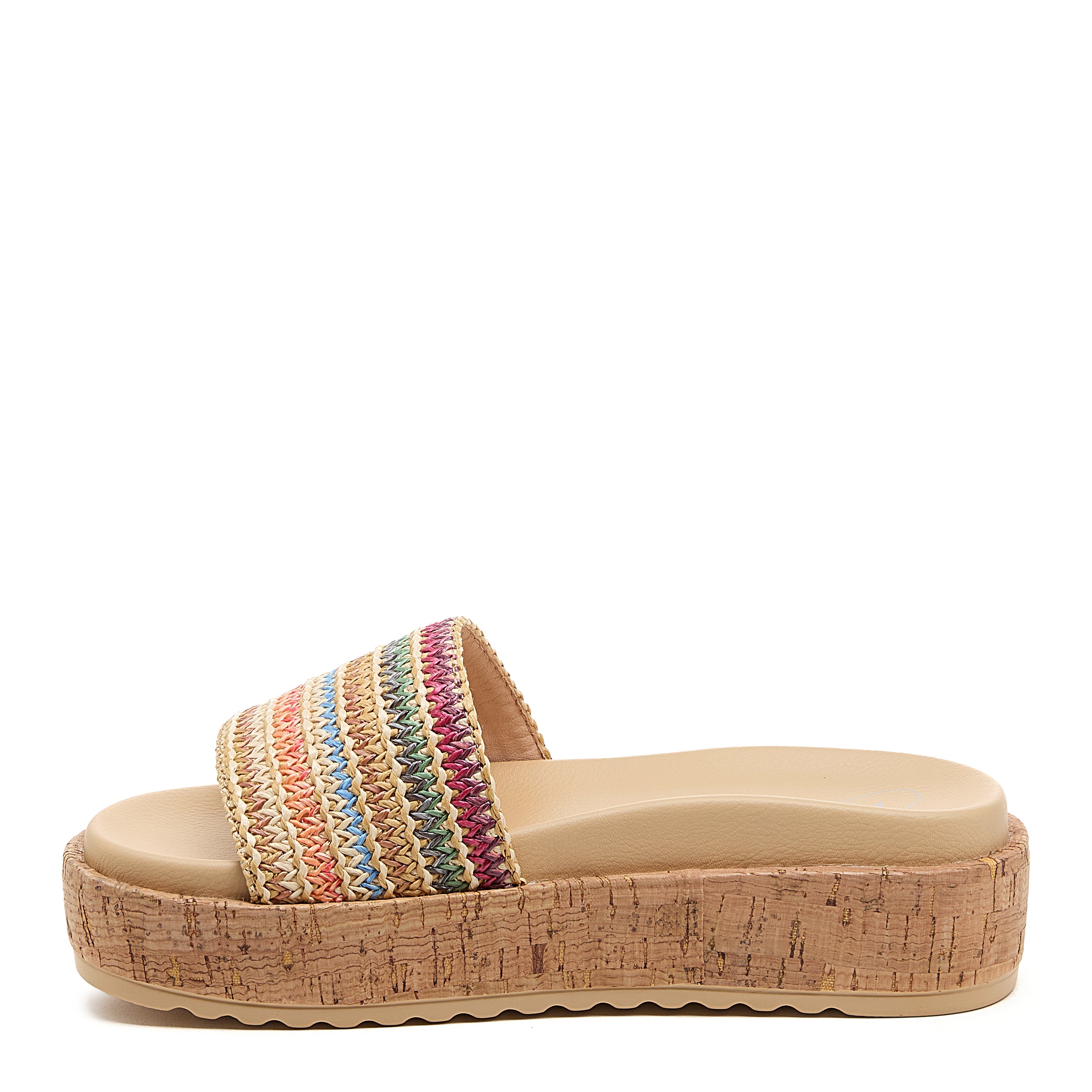 Natural sandal with cushioned footbed, women's everyday style – Rocket Dog Fay