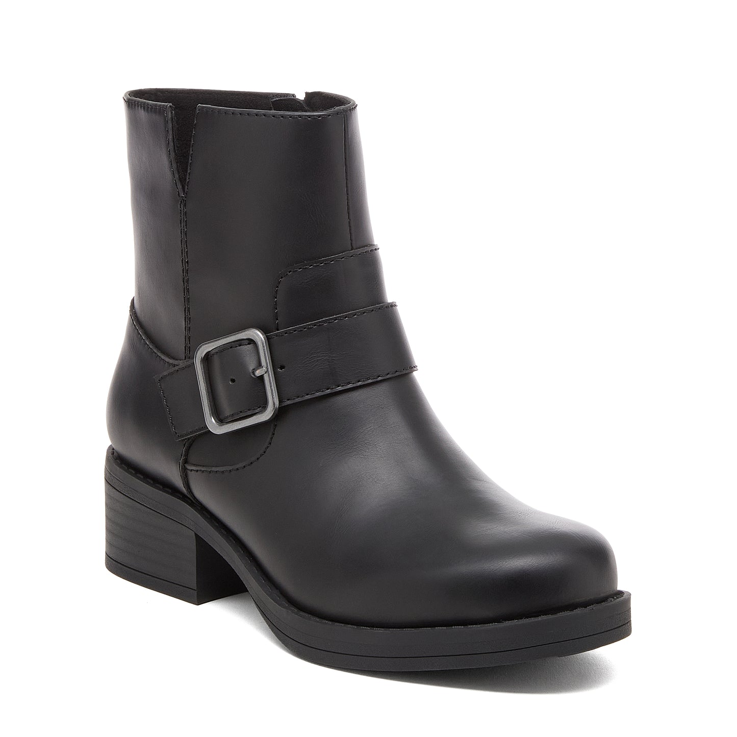 Freddie Black Moto Boots