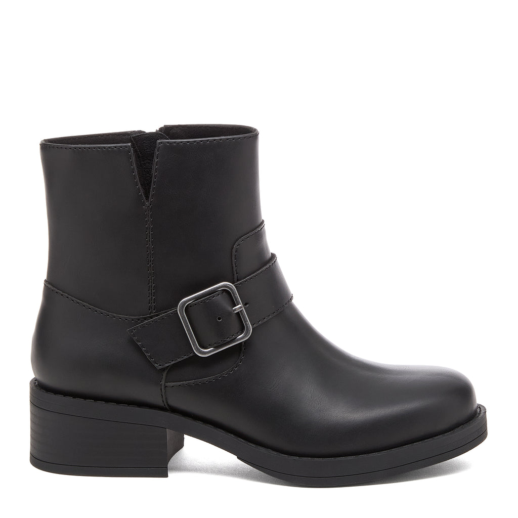 Freddie Black Moto Boots