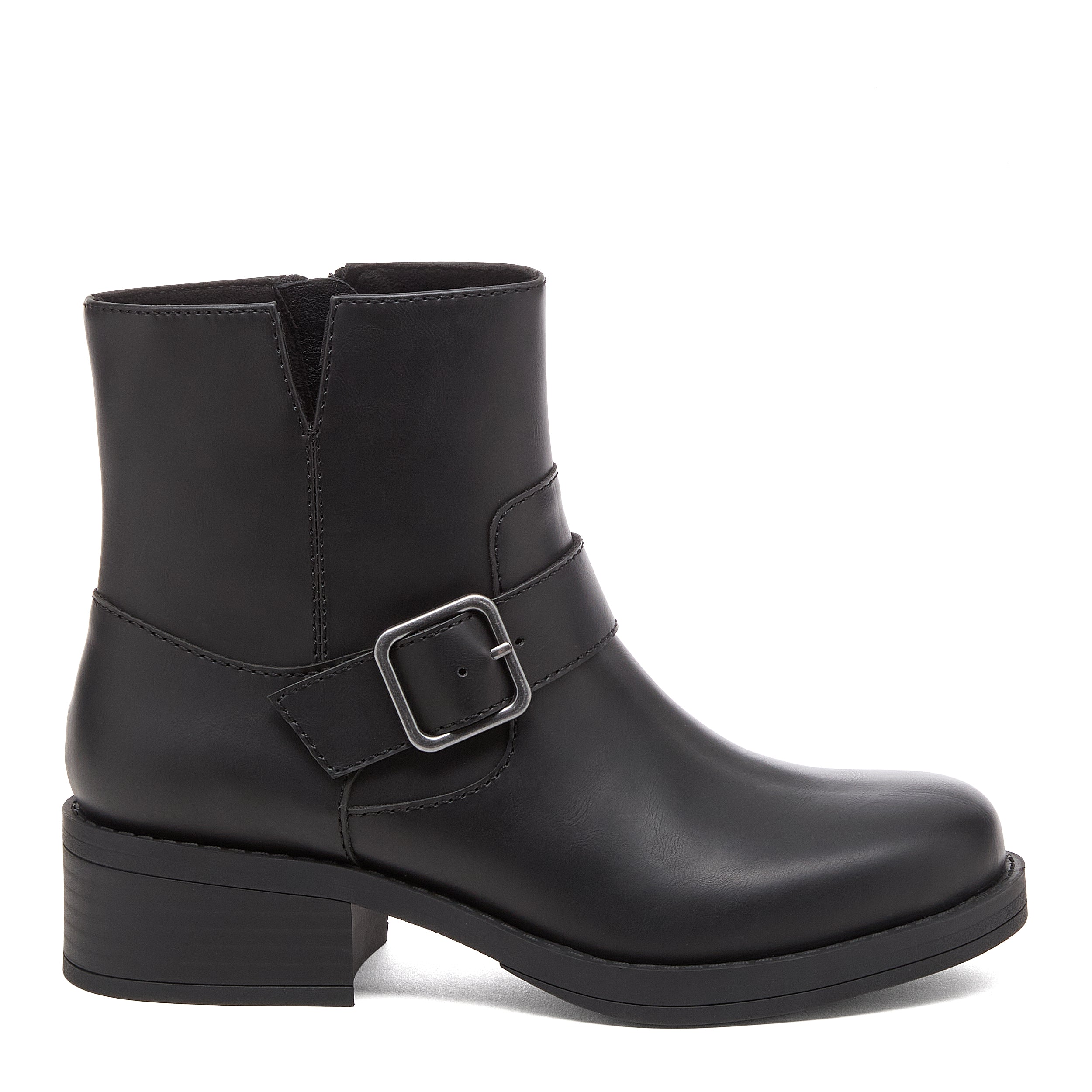 Freddie Black Moto Boots