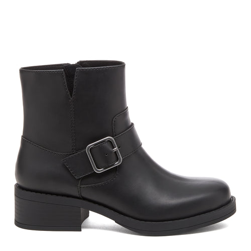 Freddie Black Moto Boots