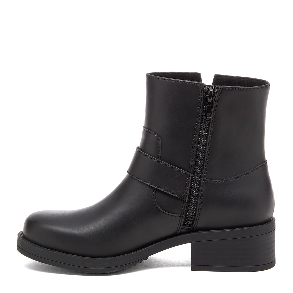 Freddie Black Moto Boots