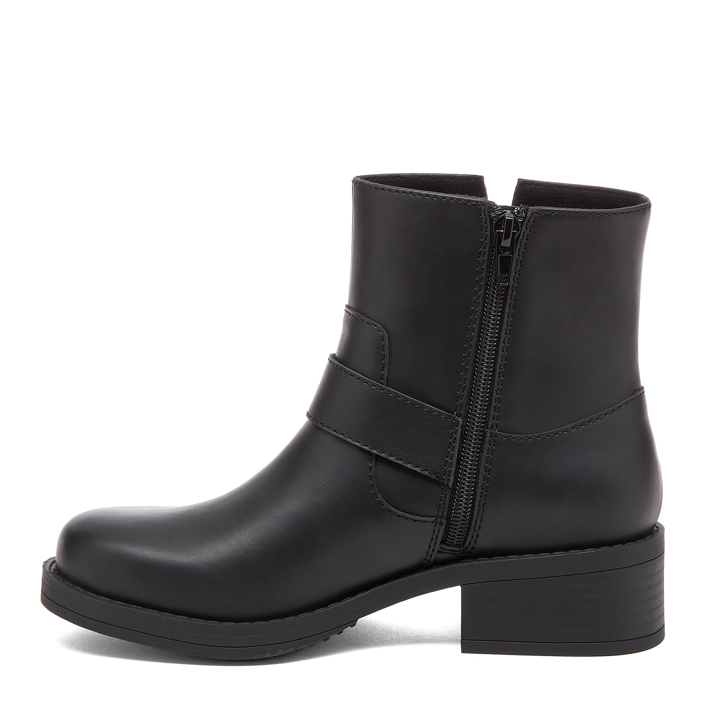Freddie Black Moto Boots
