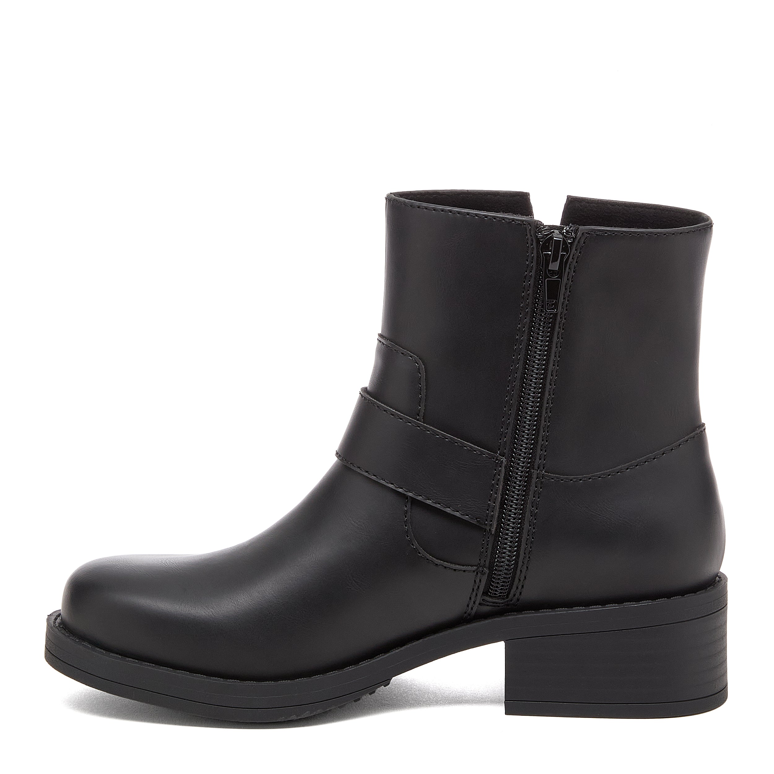Freddie Black Moto Boots